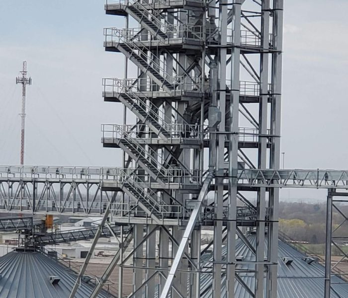 Structural steel tower